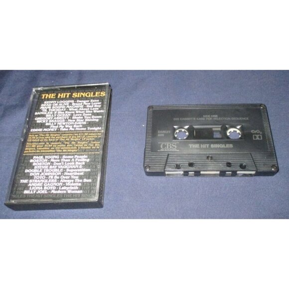 The Hit Singles - Various Artists on cassette (CBS Records, Canada, 1987) - Picture 1 of 2